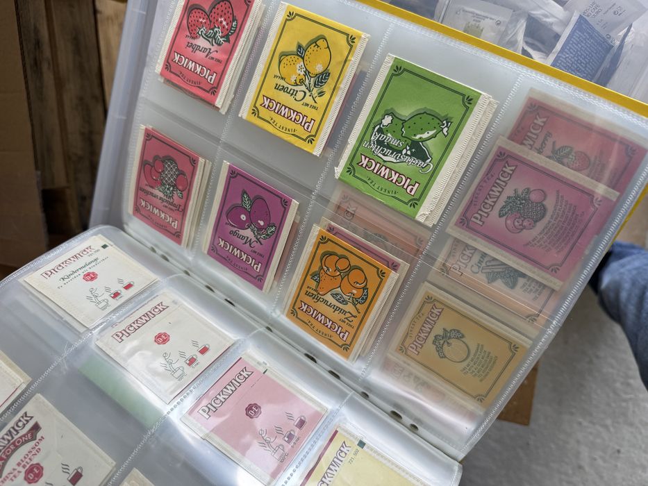 Coleção Pacotes de chá