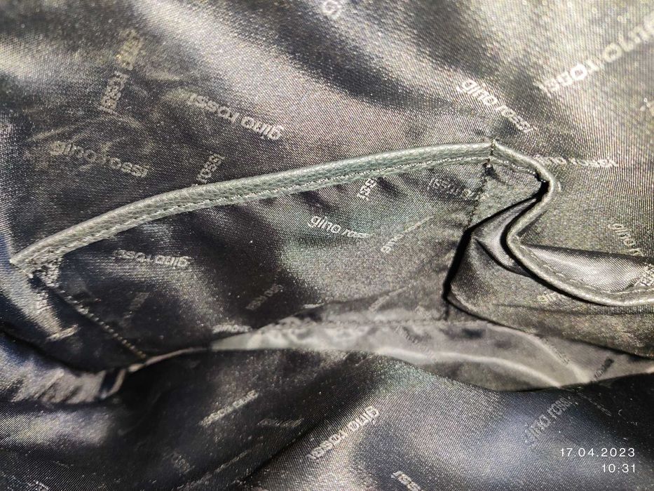 Klasyczna, skórzana torba na laptopa marki Gino Rossi