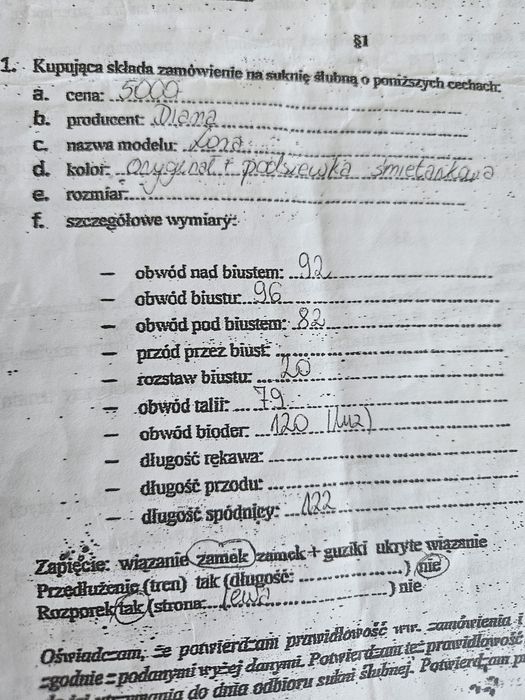 Suknia ślubna panna młoda