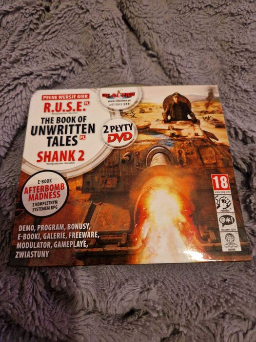 R.U.S.E./ The Book of unwritten tales/ Shank 2, gry na PC
