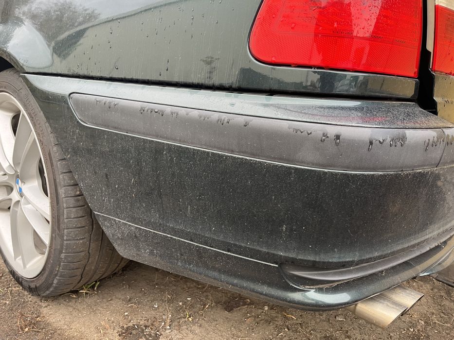 Zderzak tyl BMW E46 touring kombi polift oxfordgruen 2