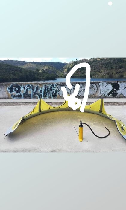 Vendo esta Asa de kite surf pois adquiri uma nova