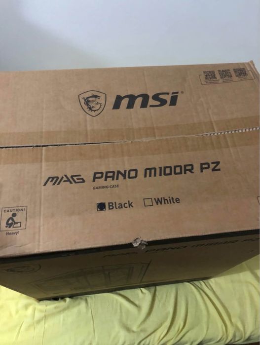 Gabinete gamer msi mag pano m100r