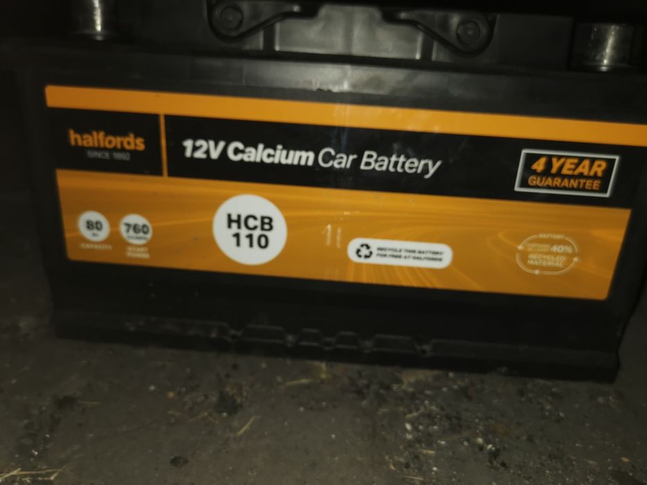 Akumulator12 V  80 AH 760 CCA  EN Halford