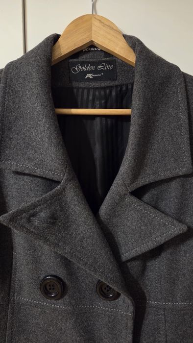 Elegancki Płaszcz Wełniany z Kaszmirem Kamachi Golden Line