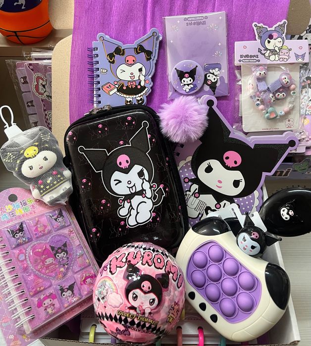 Куромі Kuromi іграшка, подарунковий набір, канцелярія та аксесуари
