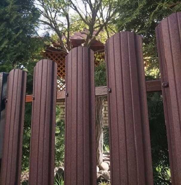 ШТАХЕТНИК, МЕТАЛОШТАХЕТНИК напівкруглий від виробника.