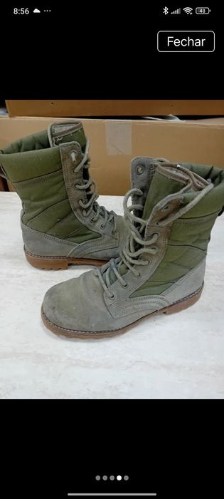 Botas militares de deserto 41