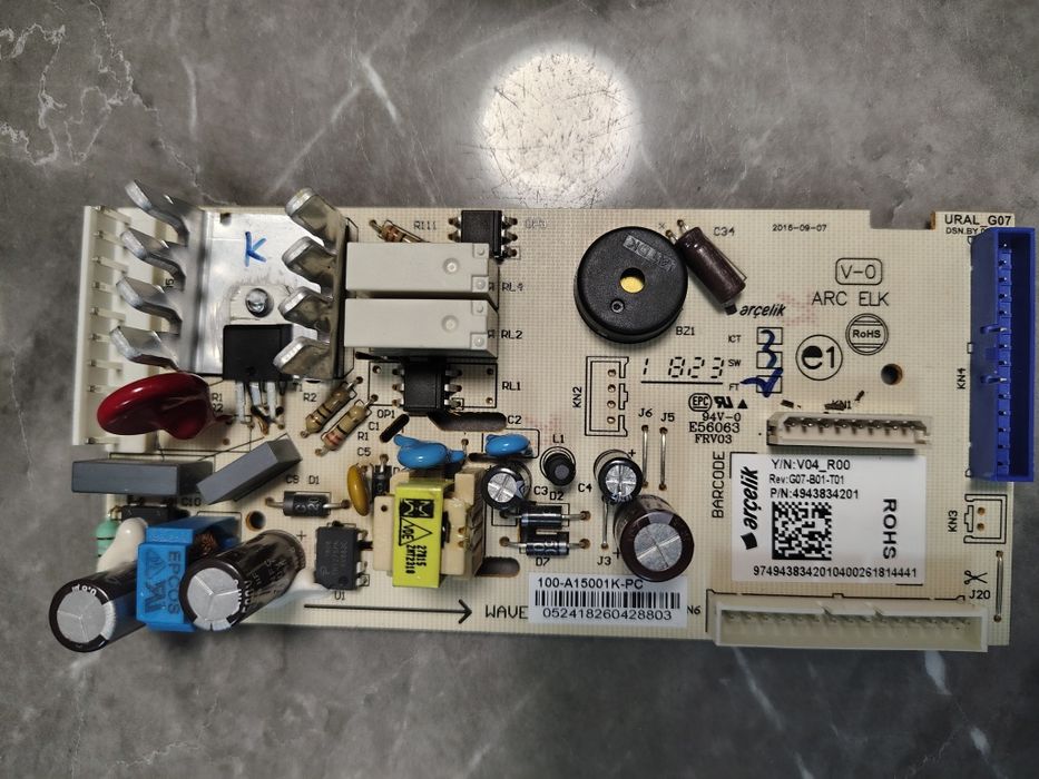 Плата управління (модуль) для морозильної камери Beko RFNE290E