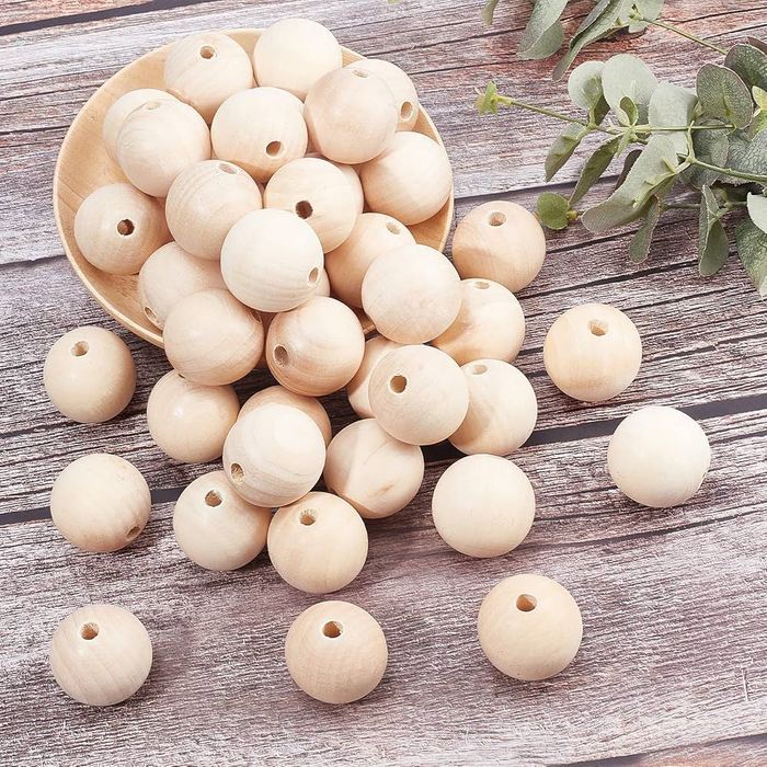 kulki, Koraliki, Makrama, bransoletki, Koraliki, Drewniane koraliki