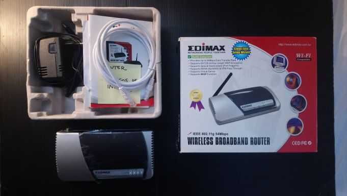 Router Edimax nunca foi usado