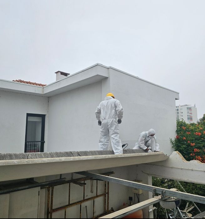 AMIANTO, Remoção de coberturas