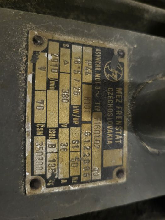 Silnik 18,5kw, 2910 obr.