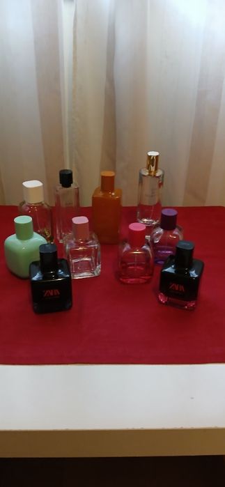 Frascos de perfume Zara, vazios