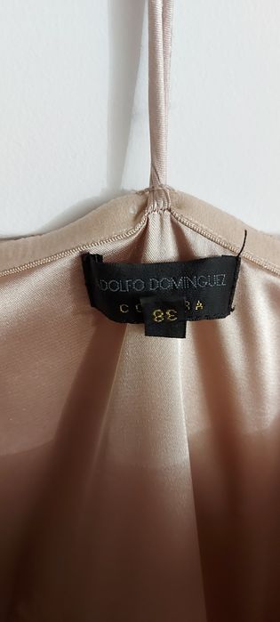 Vestido festa rosa adolfo dominguez