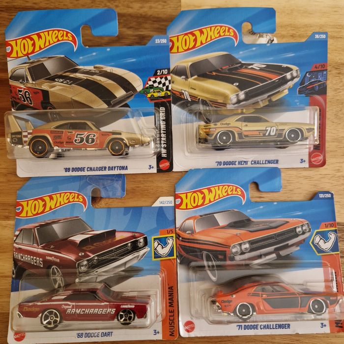 Hotwheels modelos muscle cars