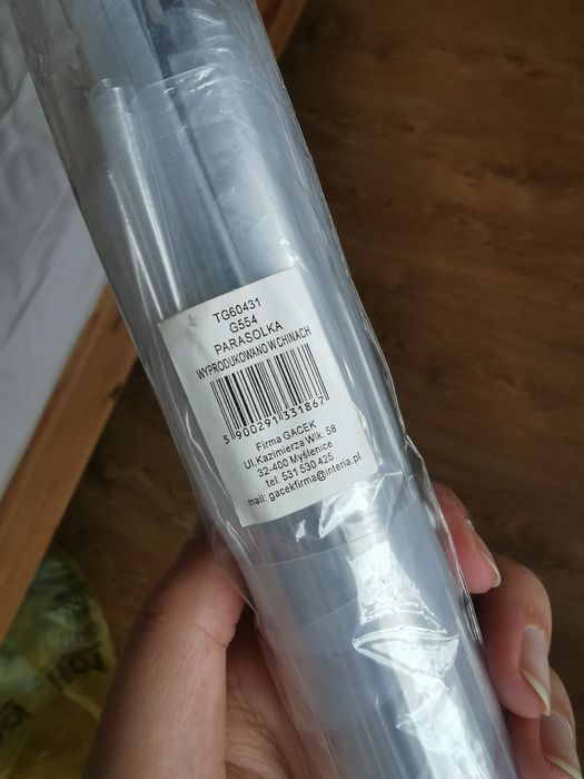 Parasole przezroczyste na ślub 2 sztuki nowe!