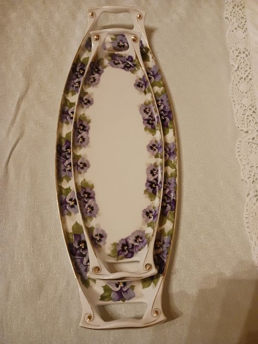 Polmiski 46 cm do serwowania ryb Rosenthal Victoria Luise bratki