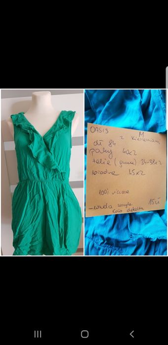 Oais sukienka na lato r m z kieszeniami do karmienia