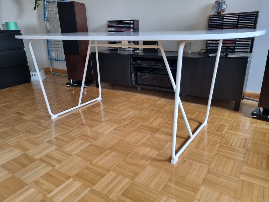 Biały duży stół IKEA 180 x 90 cm