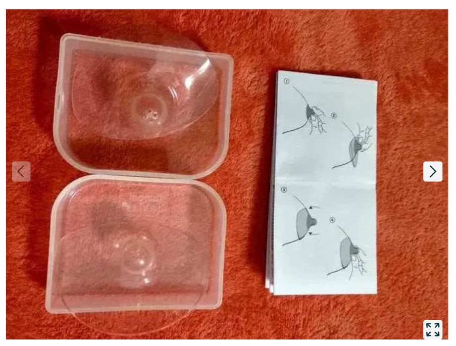 Насадка силіконова на сосок для годування Накладки защитные на грудь