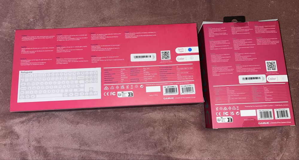 Conjunto Gaming Teclado + Rato Gamiac (NOVO, ainda por Abrir)