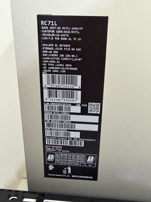 ROG Ally Z1E Com Extras