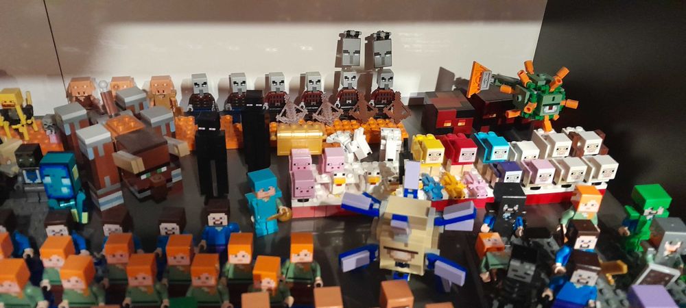 Lego minecraft figurki