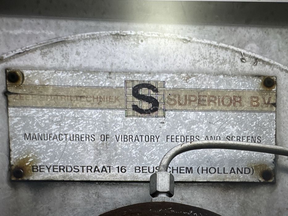 Промислове вібросито вібростіл SUPERIOR B.V. (Нідерланди) | нержавійка
