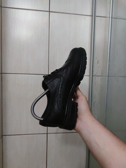 buty damskie 38 mokasyny półbuty lady wiązane czarne półbuty szpilki s