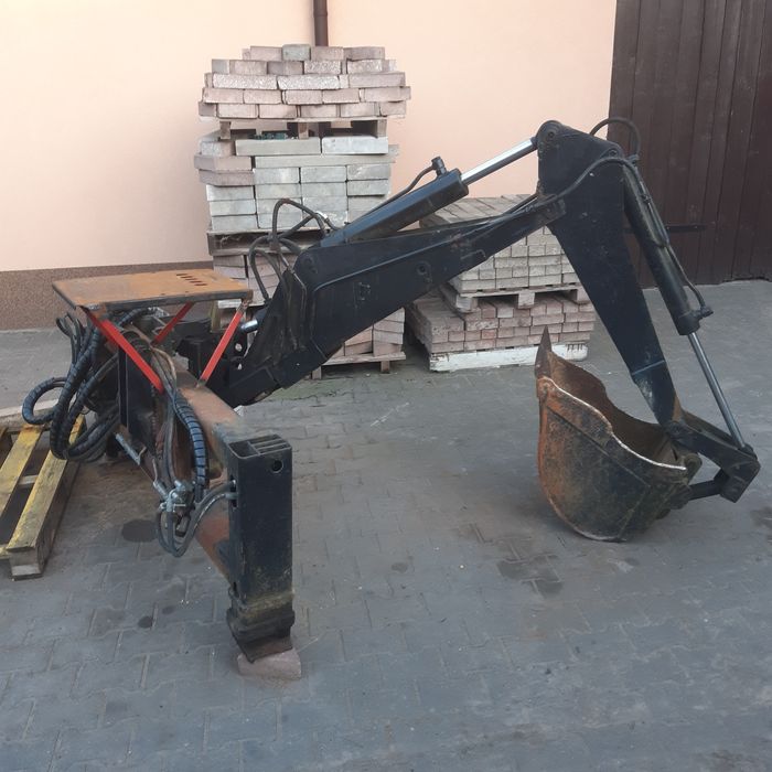 Koparka do ciągnika zawieszana ramię kopiące przystawka troll mini