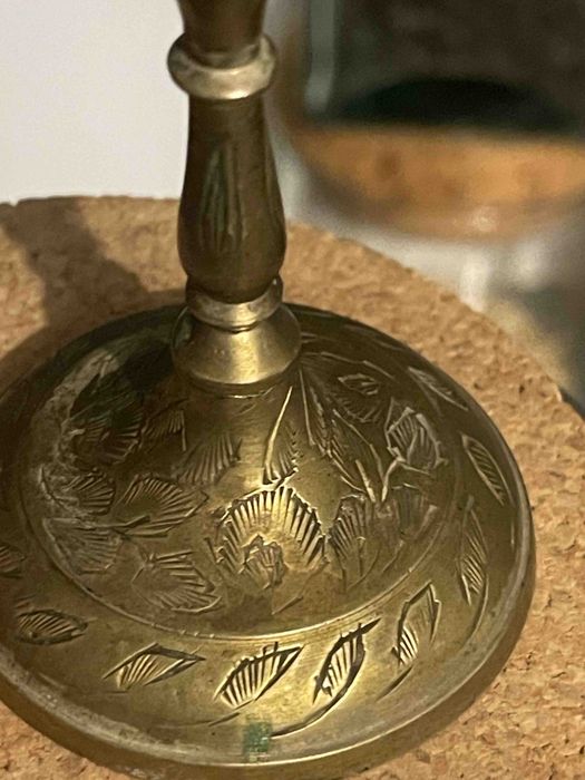 Індійський свічник з латуні. 8,5 см