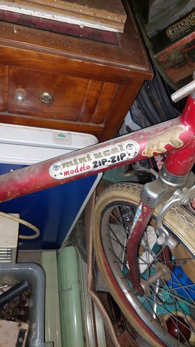 Bicicleta desdobrável mini ucal zip-zip