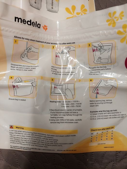 Medela Breast Milk Storage Bags 180ml x19