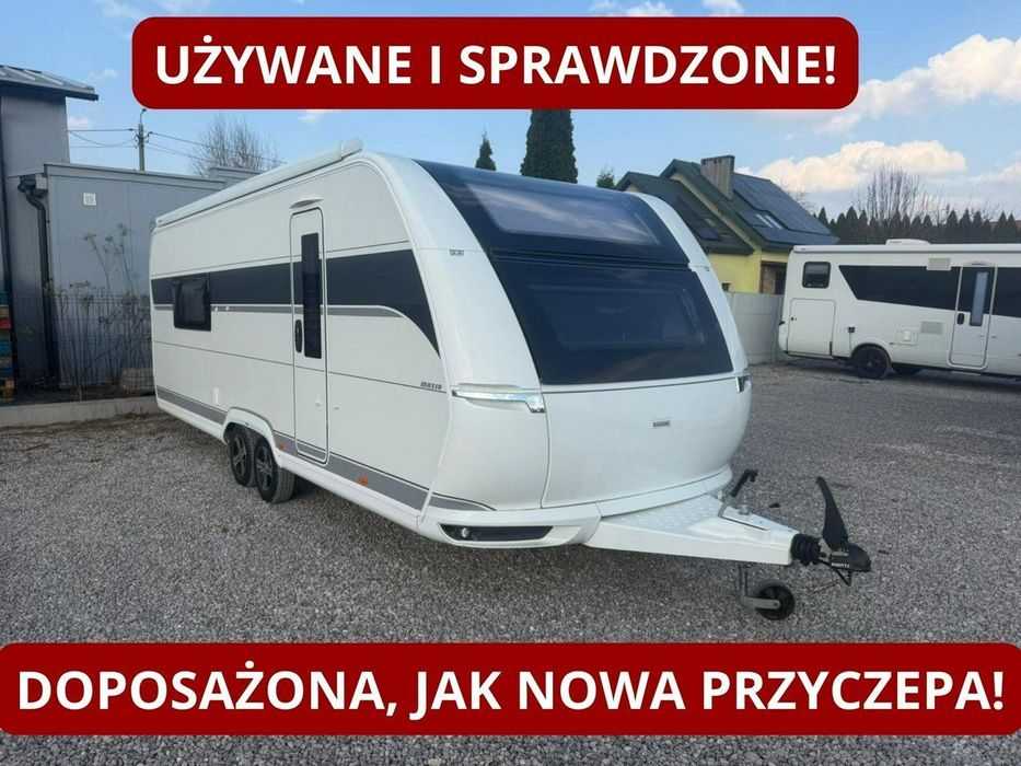 Hobby Maxia 660 WQM  Doposażona, jak nowa przyczepa Hobby o DMC 2000kg! WARSZAWA!