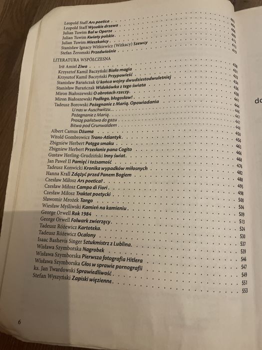 Opracowania lektur liceum i technikum