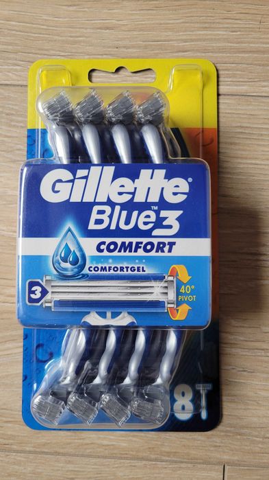 Nowe maszynki do golenia gillette blue 3 comfort