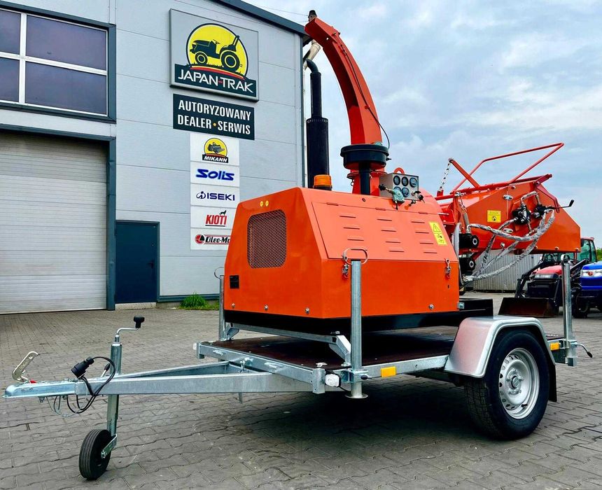 Rozdrabniacz Do Drewna Rębak Do Gałęzi DIESEL 50KM, Japan Trak