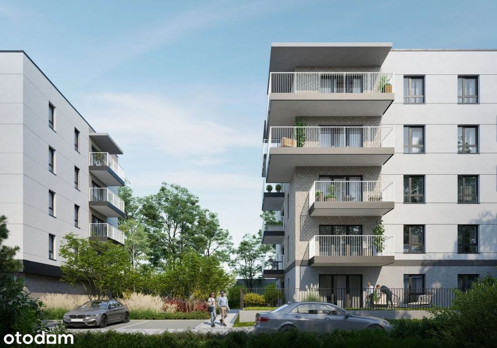 2-pokojowe mieszkanie 44m2 + ogródek Bezpośrednio