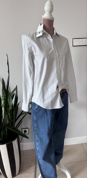 Zara koszula w paski XS bawełna