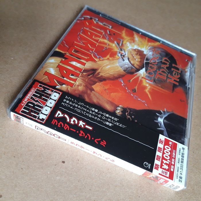 CD Manowar - Louder Than Hell (изд. Japan 2018)