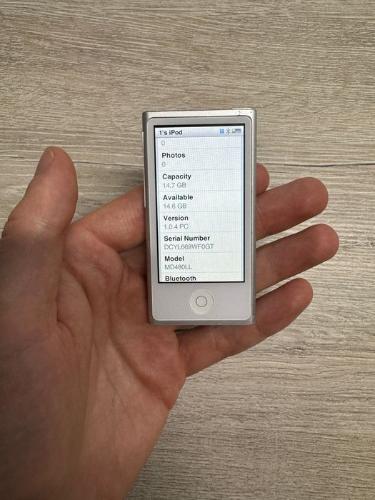 Apple iPod nano 7 16Gb silver mp3 плеєр