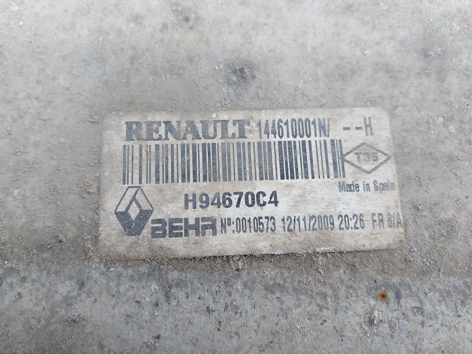 Radiador do intercooler RENAULT Laguna III Grandtour (KT0/1)