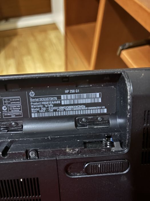 Portátil HP 250 G1 | Intel i3 | 4GB RAM | 500GB | Bateria Original