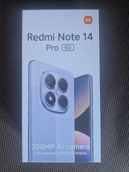 Xiaomi Redmi Note 14 Pro 5G Midnight Black 8GB RAM 256GB ROM