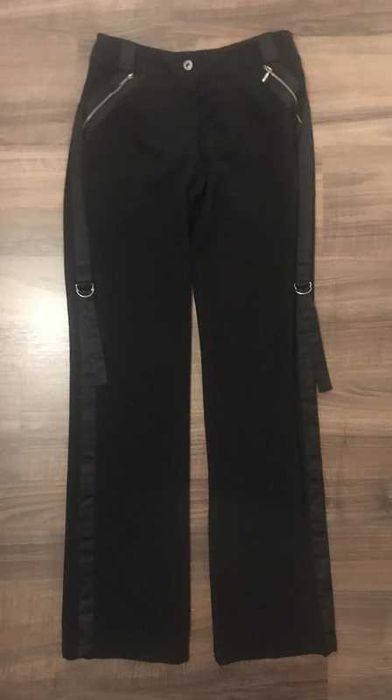 czarne spodnie z lampasami Best Mountain r. S/36