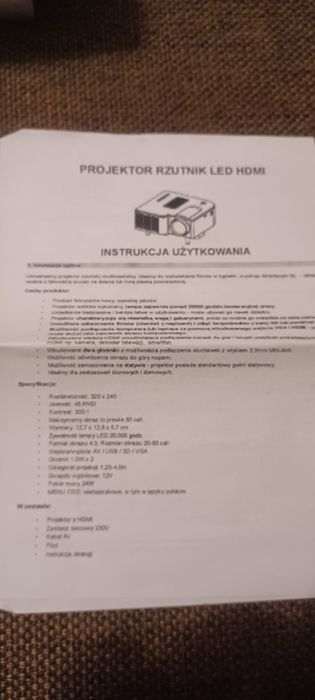 Projektor LED LCD image system