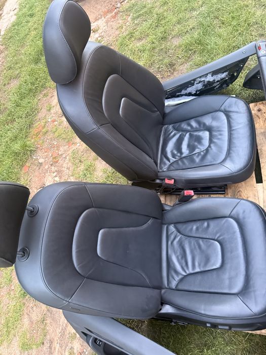 Fotele boczki audi a4 b8 grzane elektryka pamięć foteli