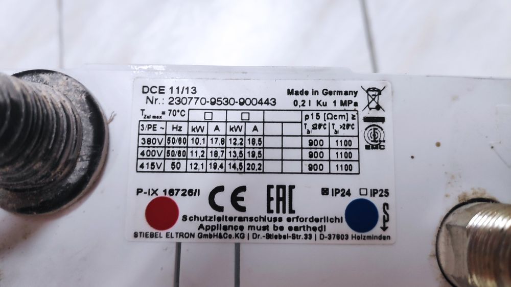 Przepływowy podgrzewacz wody Stiebel Eltron 11/13