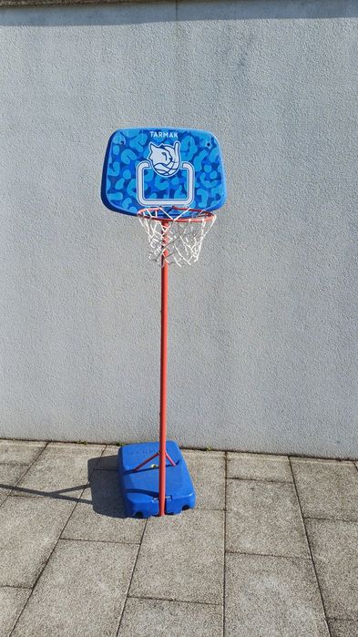 Tabela de Basquetebol Pé Regulável 1,30 m a 1,60 m - K500 Aniball Criança Azul